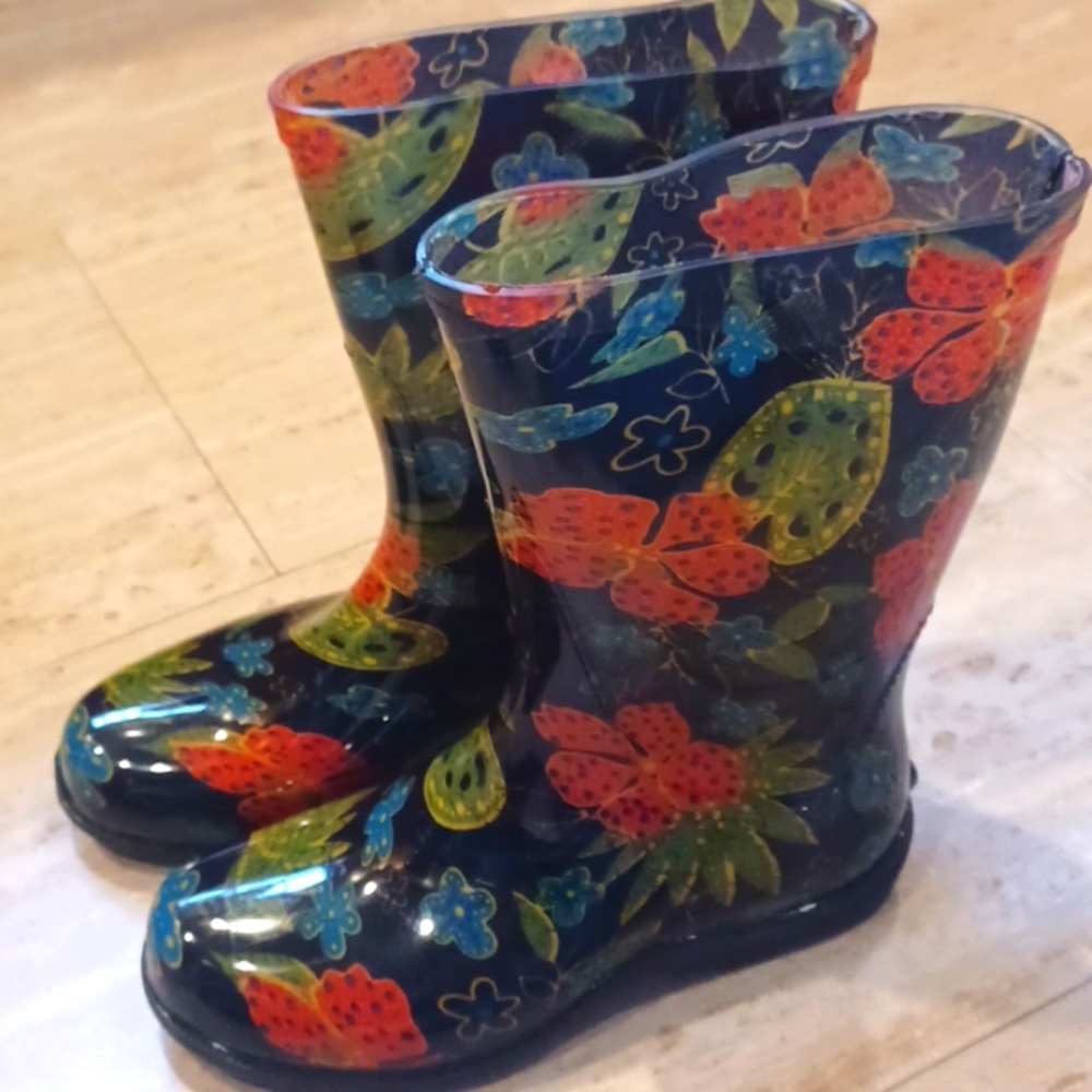 Gorgeous FLoral Sloggers Garden/Rain Boots